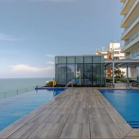 Apartamentos En Edificio H2 Bocagrande Cerca Al Mar Cartagena Habitación foto